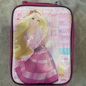 NWT Barbie Thermos Kid's Novelty Soft Lunch Box